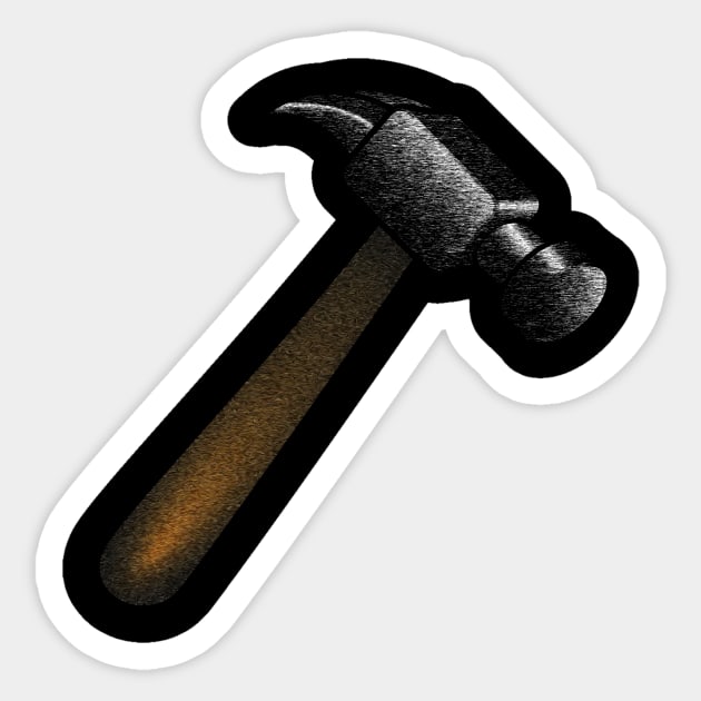 Hammer Sticker by whatwemade